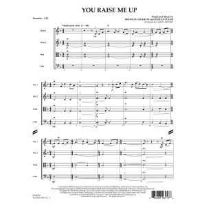 You Raise Me Up - Full Score